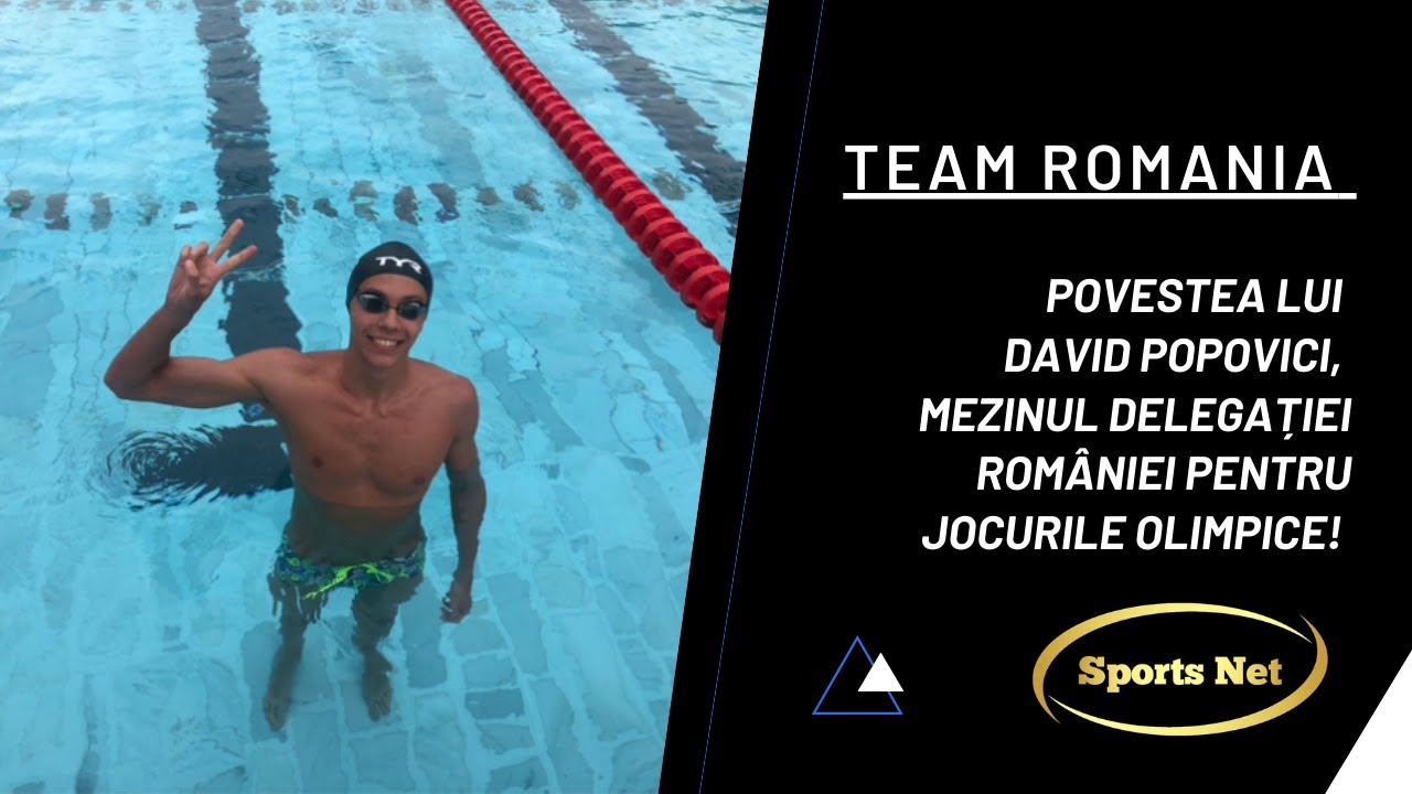 Team Romania 🇹🇩 I Povestea lui David Popovici, mezinul delegației României pentru Jocurile Olimpice!