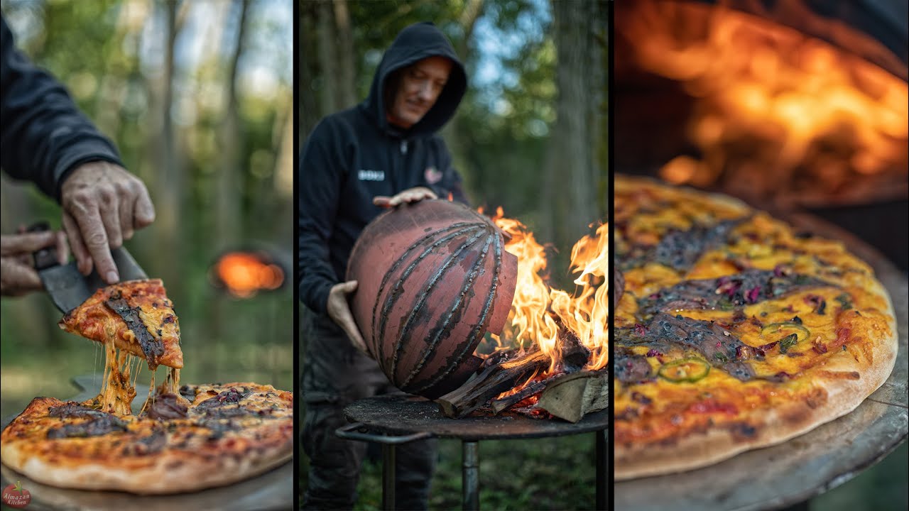 🥩 Steak-Pizza Recipe - Old Style Almazan Kitchen Video