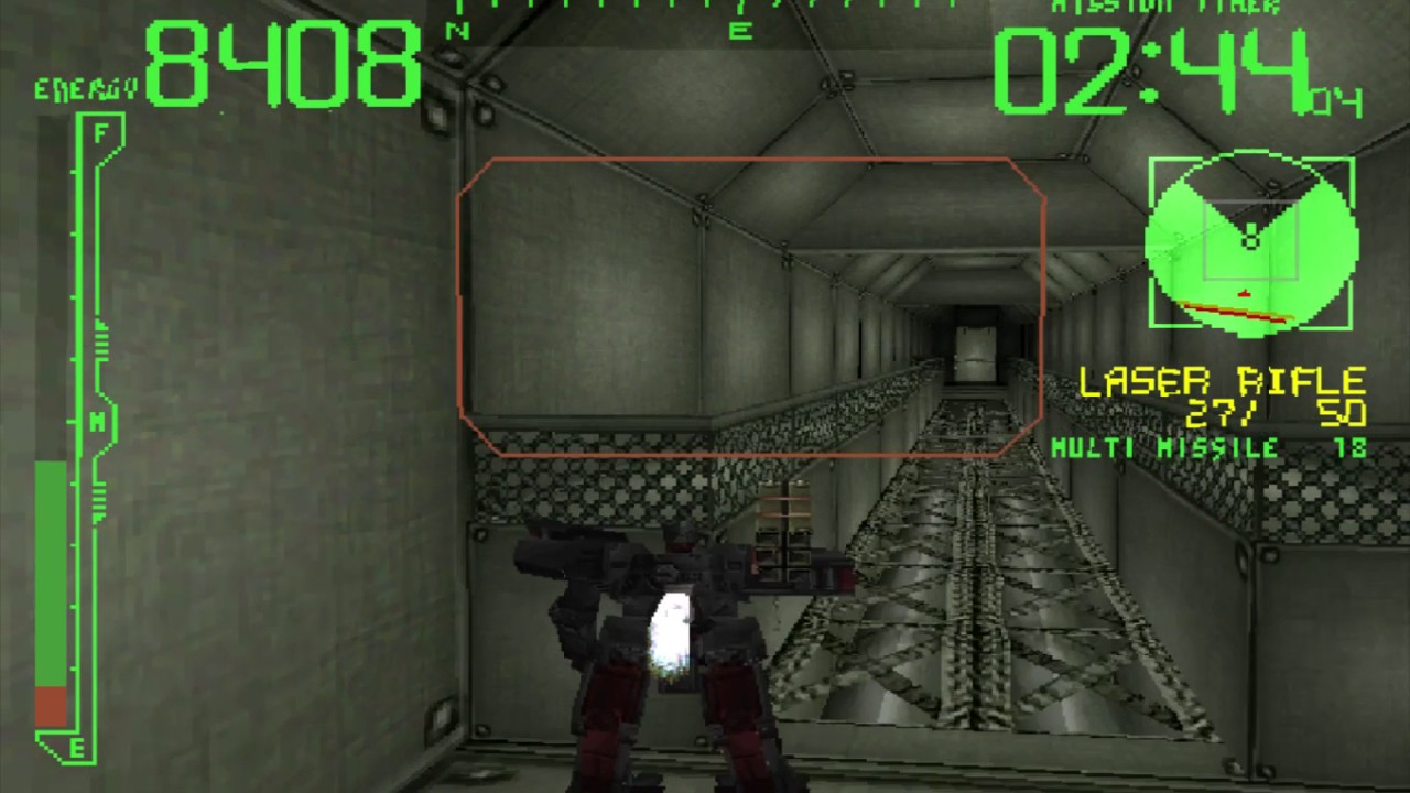 Armored Core Destroy Space Catapult