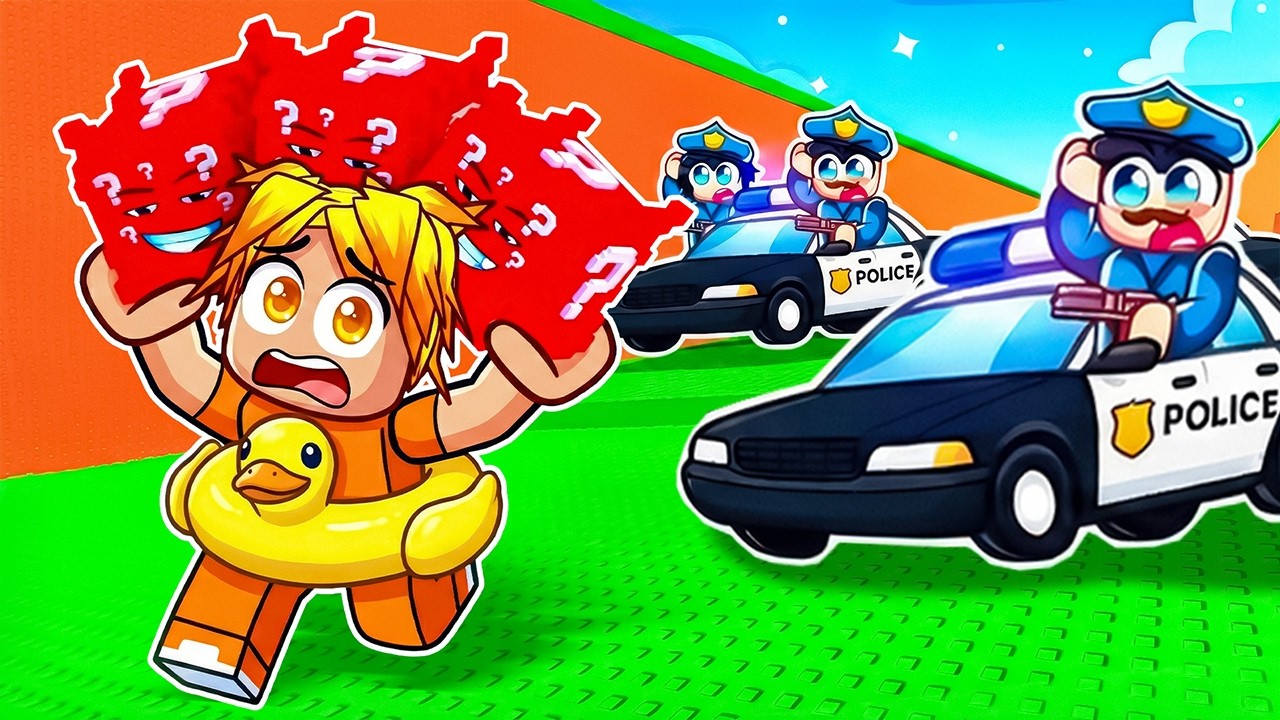 ESCAPE POLICE FOR BRAINROTS.. THEY ARRESTED ME 😭