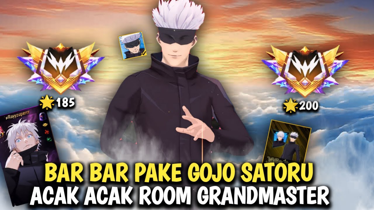 Namatin Free Fire Clash Squad Bar Bar Pake Gojo Satoru Acak Acak Room Grandmaster