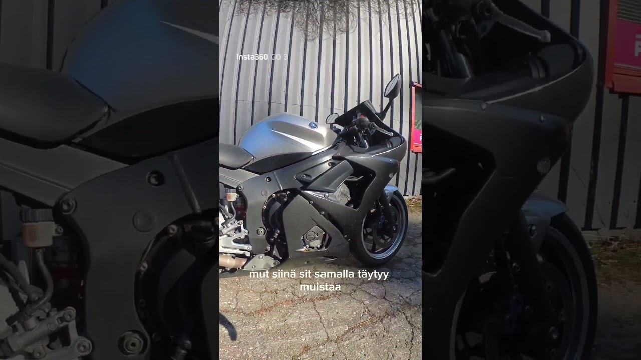 Sporttipy&ouml;r&auml;n madaltaminen. Esimerkkin&auml; yamaha r6 2004. #sportmotorsoy #yamahar6 #madallus