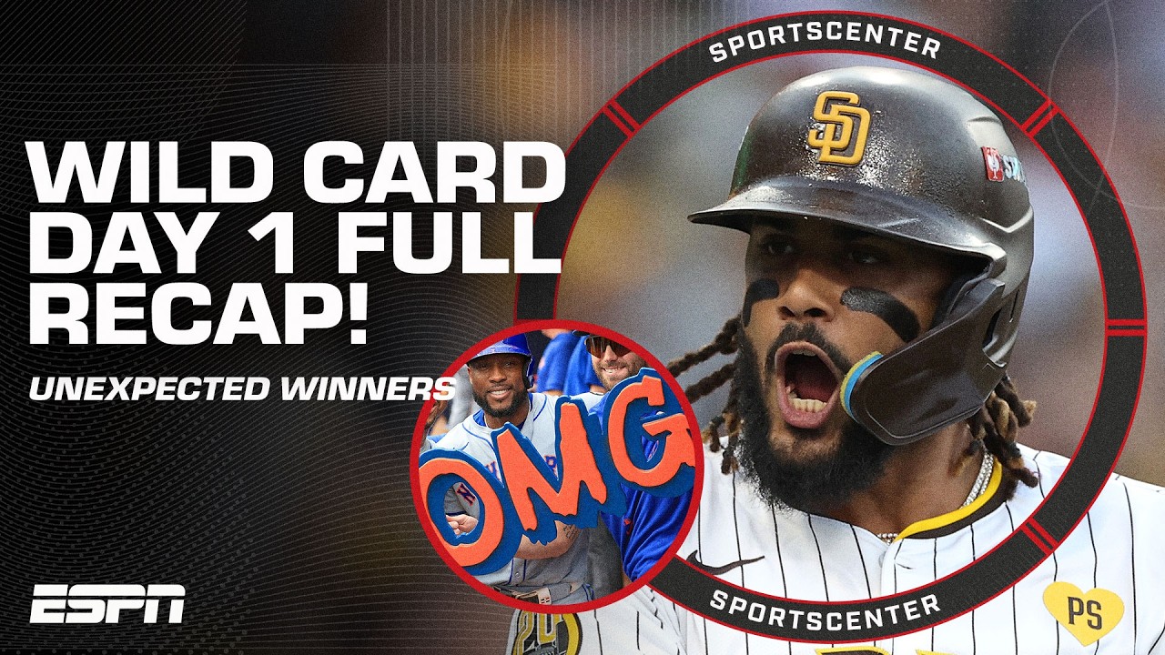 WILD CARD DAY 1 RECAP 🍿 Tatis Jr. STARTS IT OFF 🔥 OMG the Mets take Game 1 & MORE ⚾️ | SportsCenter