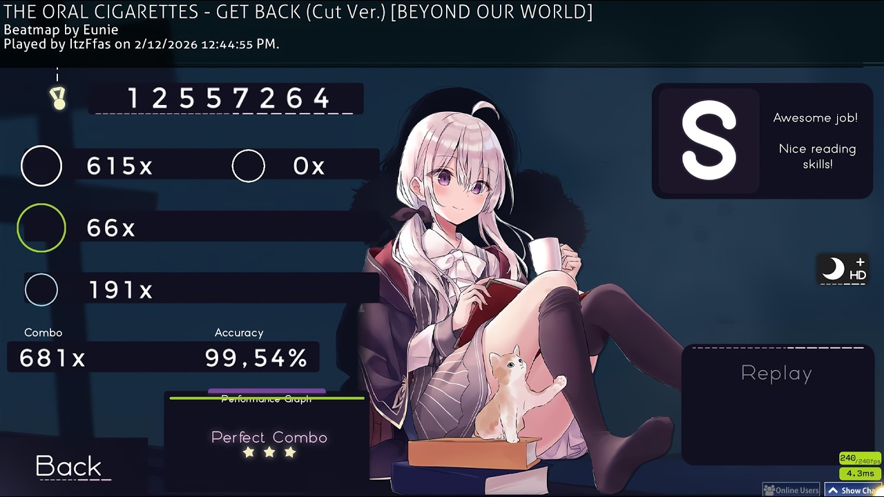 o!Catch | THE ORAL CIGARETTES - GET BACK (Cut Ver.) [BEYOND OUR WORLD] | +HD FC