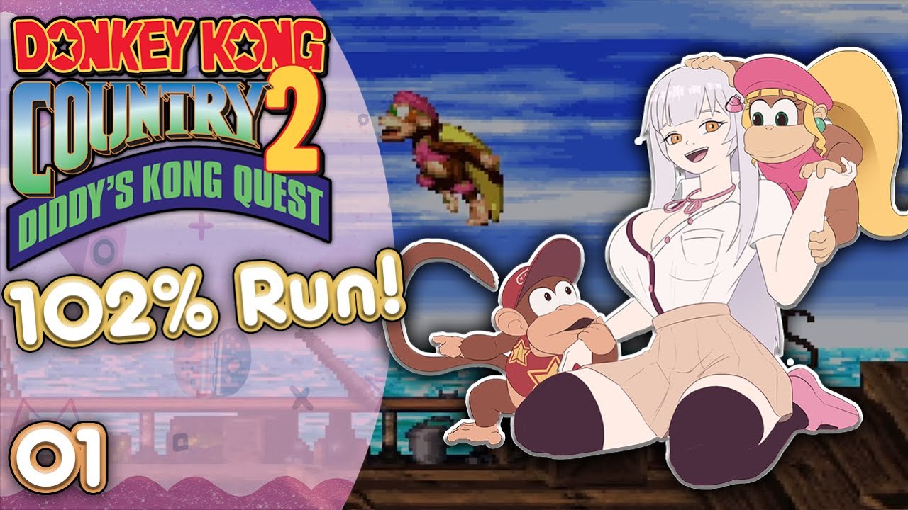 【Donkey Kong Country 2: Diddy's Kong Quest】even better than the first one【vtuber】【1】
