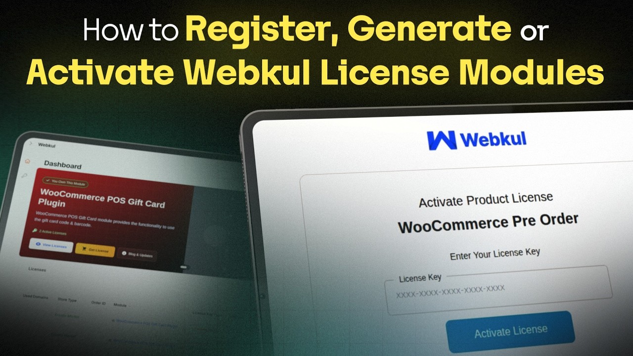 How to Register Webkul Plugins and Get the License Key Using the License Validator?