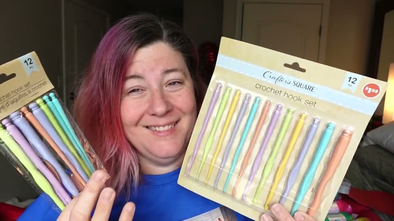 Dollar tree has full crochet hook sets