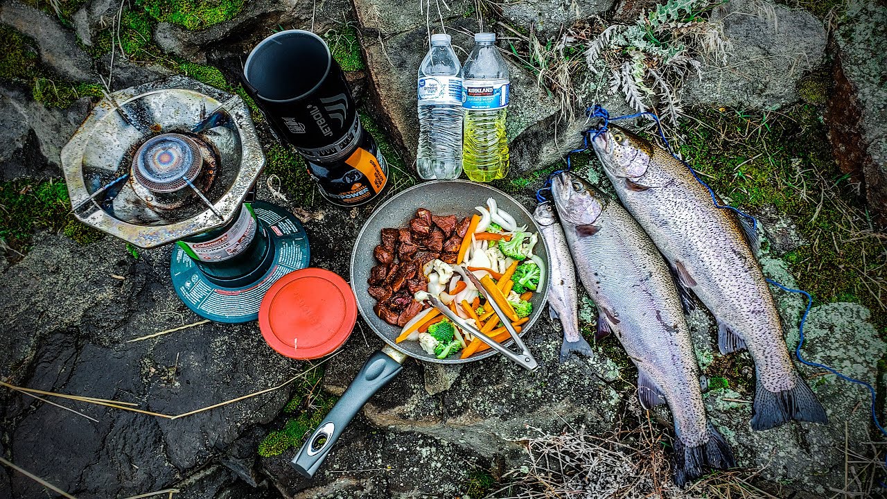 Redemption Rainbow Trout (Catch, Clean, Cook!) & Venison Veggie Dish