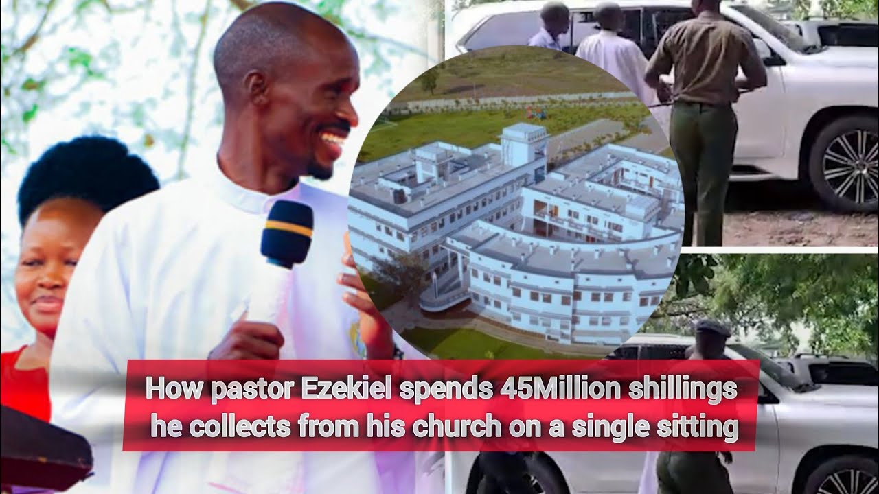 How pastor Ezekiel spends 45Million shillings he collects from his church on a single sitting 