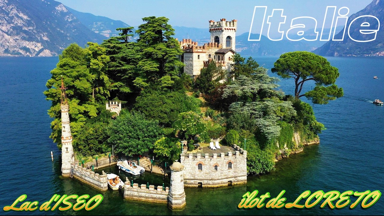 îlot de LORETO - Lac d'ISEO, LOMBARDIE - Italie du Nord