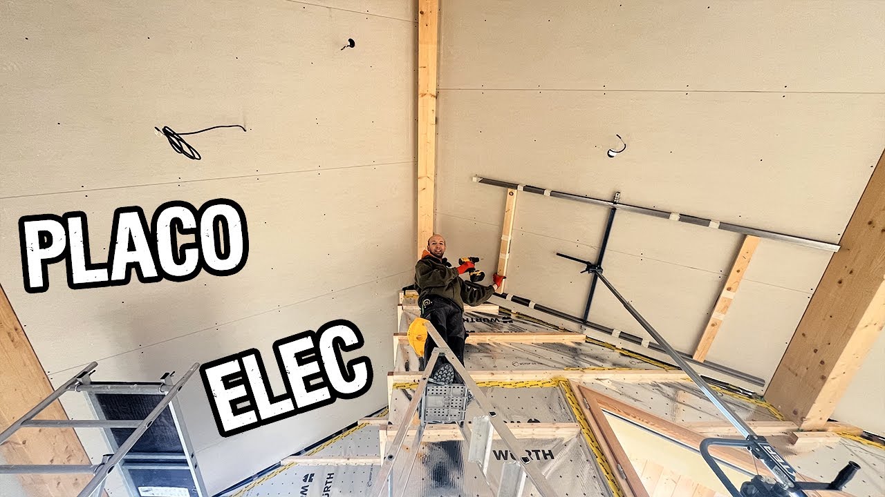 ⚡️⚡️Electrification du chantier et un peu de placo.