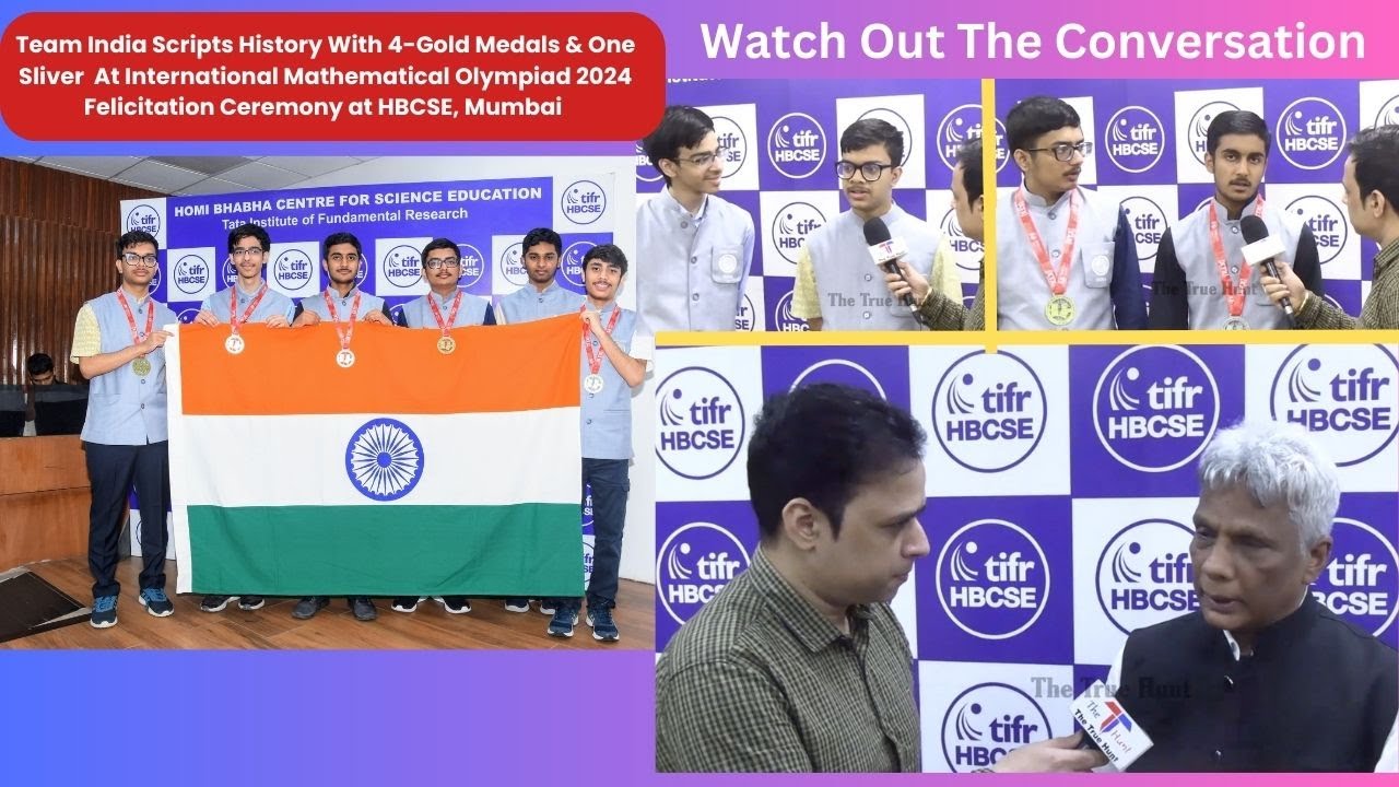 Interaction With Gold & Silver Medallist At International Mathematical Olympiad & With Chairman AEC
