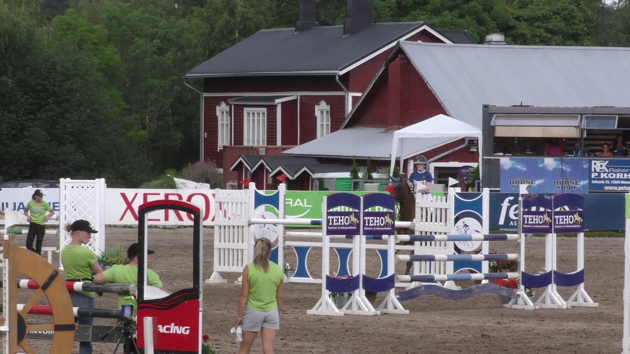 Jansson Marie-Helen & Cassiopeija 120cm @ Salo Horse Show 12.-15.7.2018