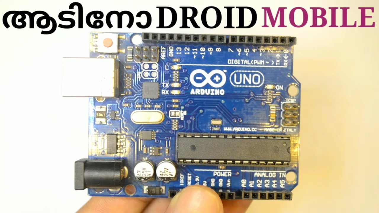 Arduino mobile programming | ARDUINO DROID | Electronics Malayalam
