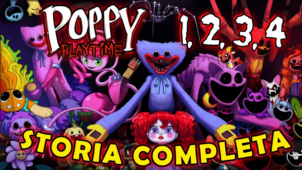 POPPY PLAYTIME 1, 2, 3, 4 - LA STORIA COMPLETA