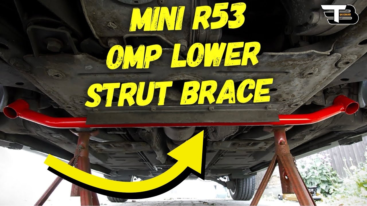 Mini R53/R50/R52 How to fit an OMP Front Lower Strut Brace 2001-2006 MA0-1870 MA/1870