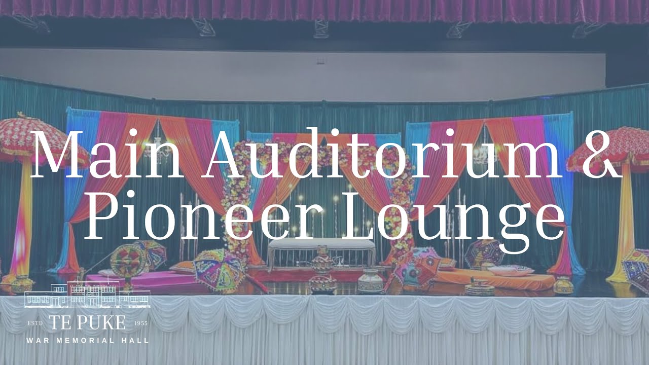 Main Auditorium and Pioneer Lounge