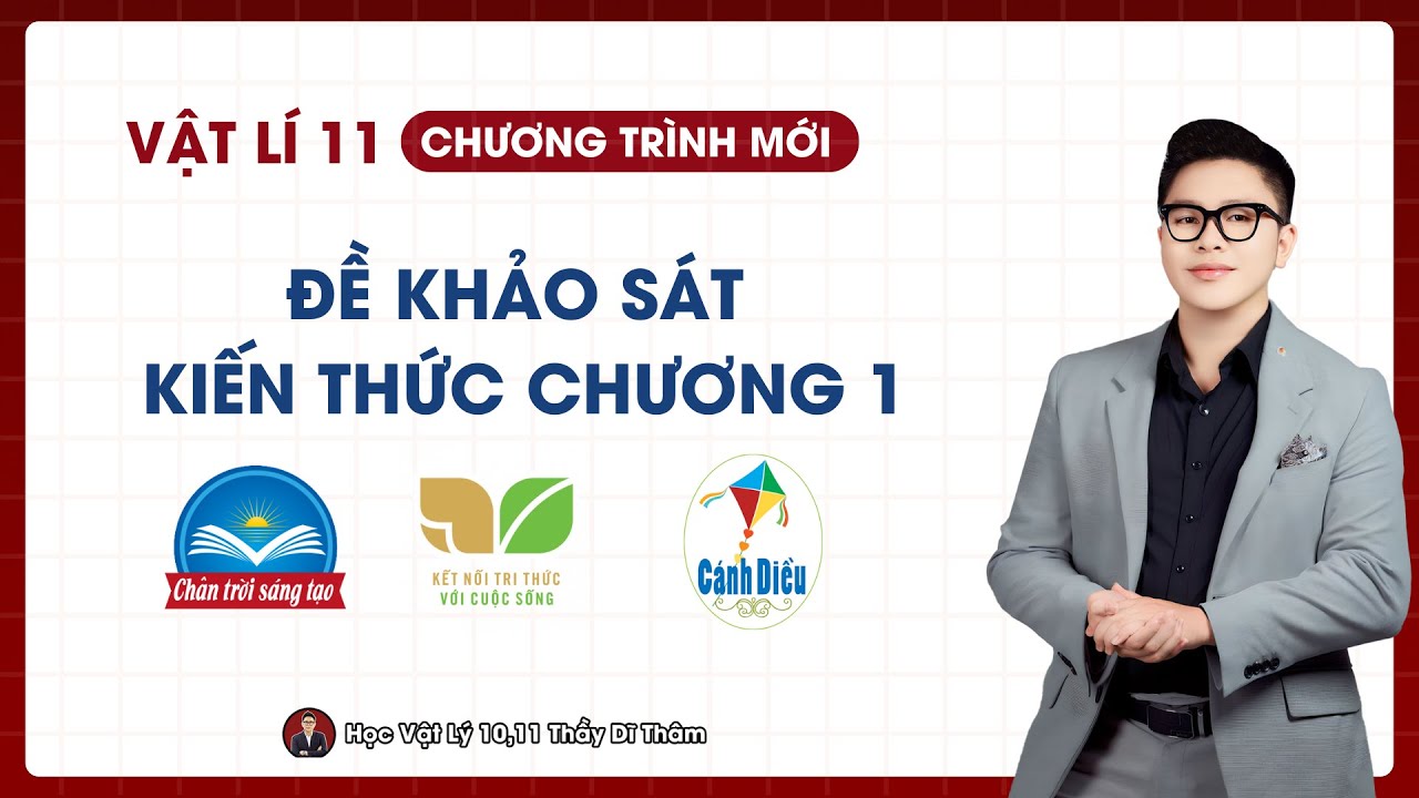 ĐỀ KHẢO SÁT KIẾN THỨC DAO ĐỘNG CƠ - VẬT LÝ 11 SGK MỚI  | THẦY THÀNH