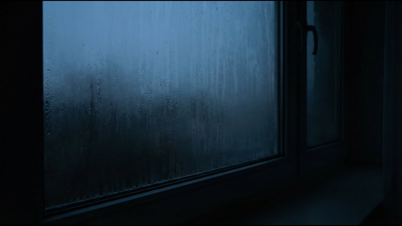 1 Hour Deep Sleep Music 🌙 Night Window Ambient | HoursSilent