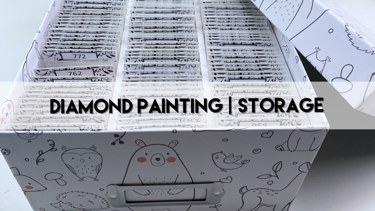 Diamond Painting - Making my Spare Diamonds Pretty! | Part 10