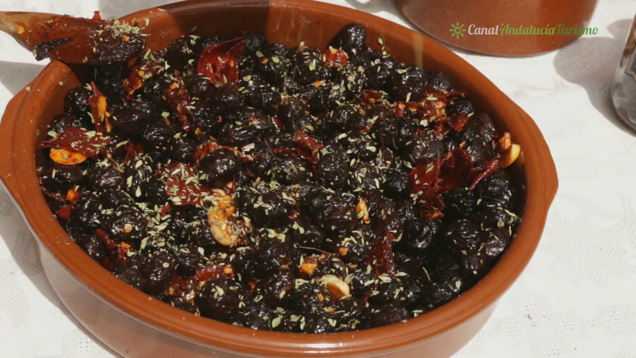 Arahal, aceitunas prietas. Sevilla