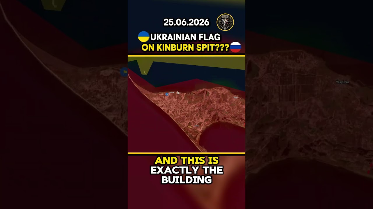 🇺🇦 UKRAINIAN FLAG ON KINBURN SPIT??? 🇷🇺 Military Summary 2026.06.25 #ukraine #ukrainewar