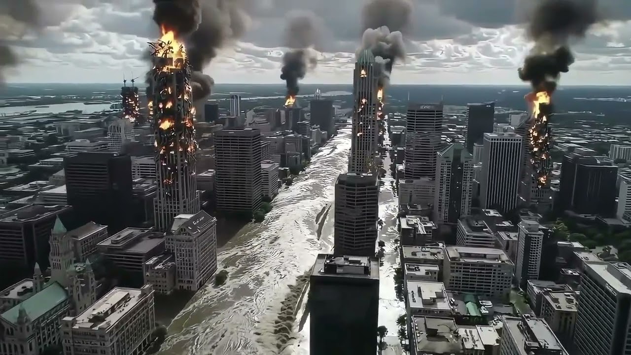 Breaking News Flash Flood Devastates Modern City  Shocking Real Footage