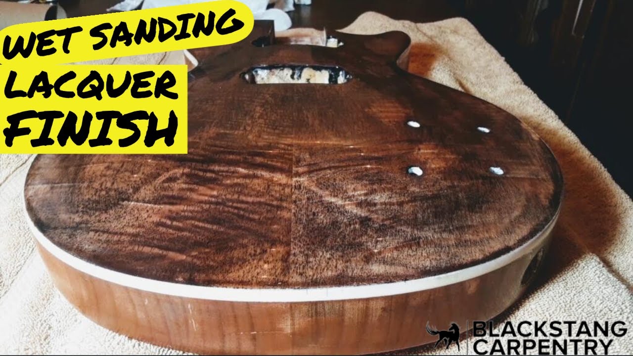 Wet Sanded Lacquer Flat Finish