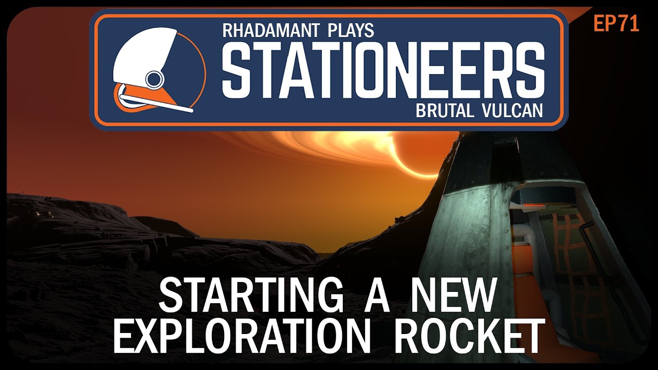 Starting A New Exploration Rocket in Stationeers Vulcan - Surviving Hell // EP71