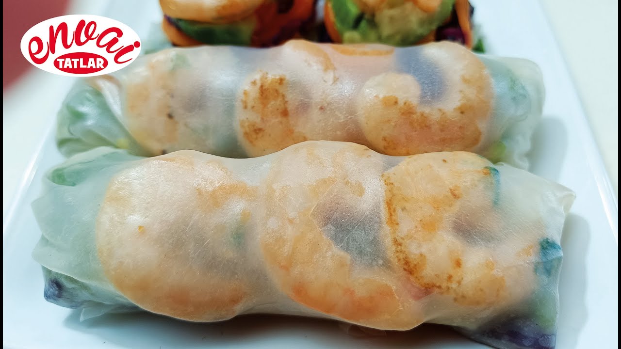 Karidesli PİRİNÇ YUFKA sarması çok pratik ve lezzetli 