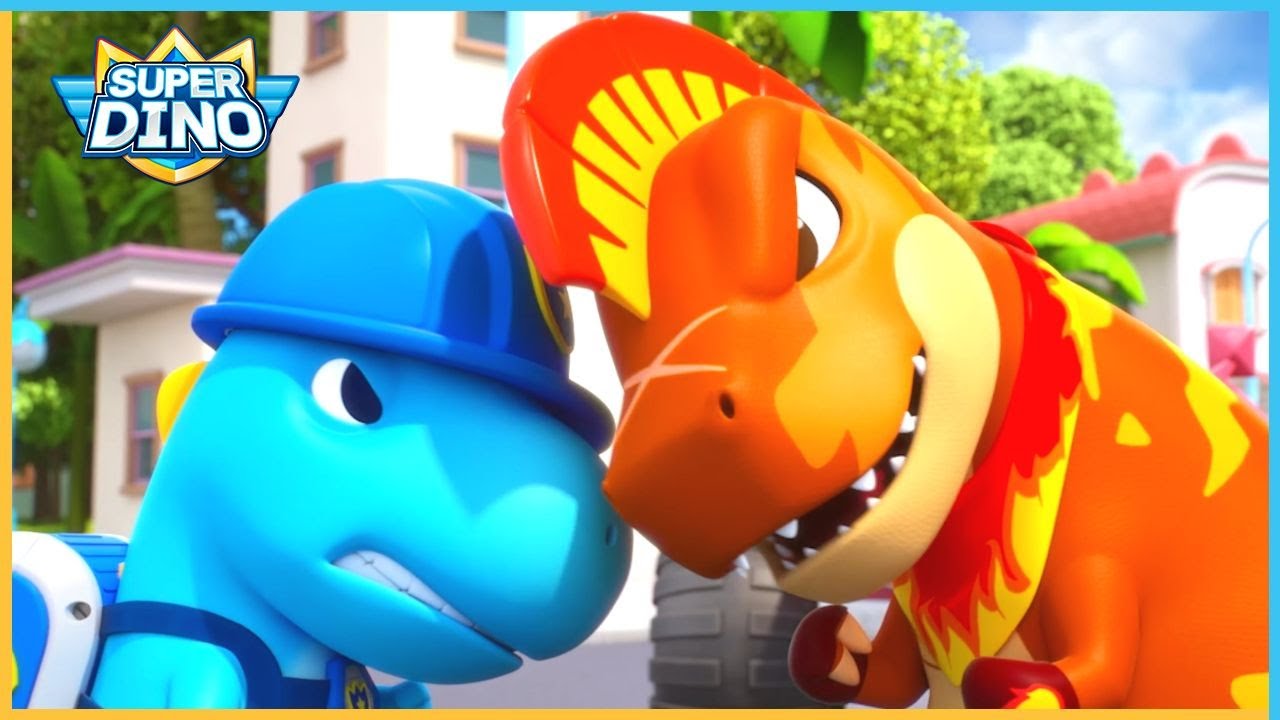 Bikers of Koong Koong Town | Superdino | Dinosaurs for kids 🦖🦕