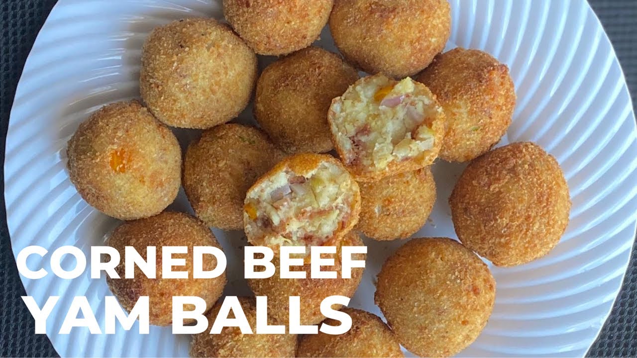 How to Make Corned Beef Yam Balls || Theedee&rsquo;s Yam Balls