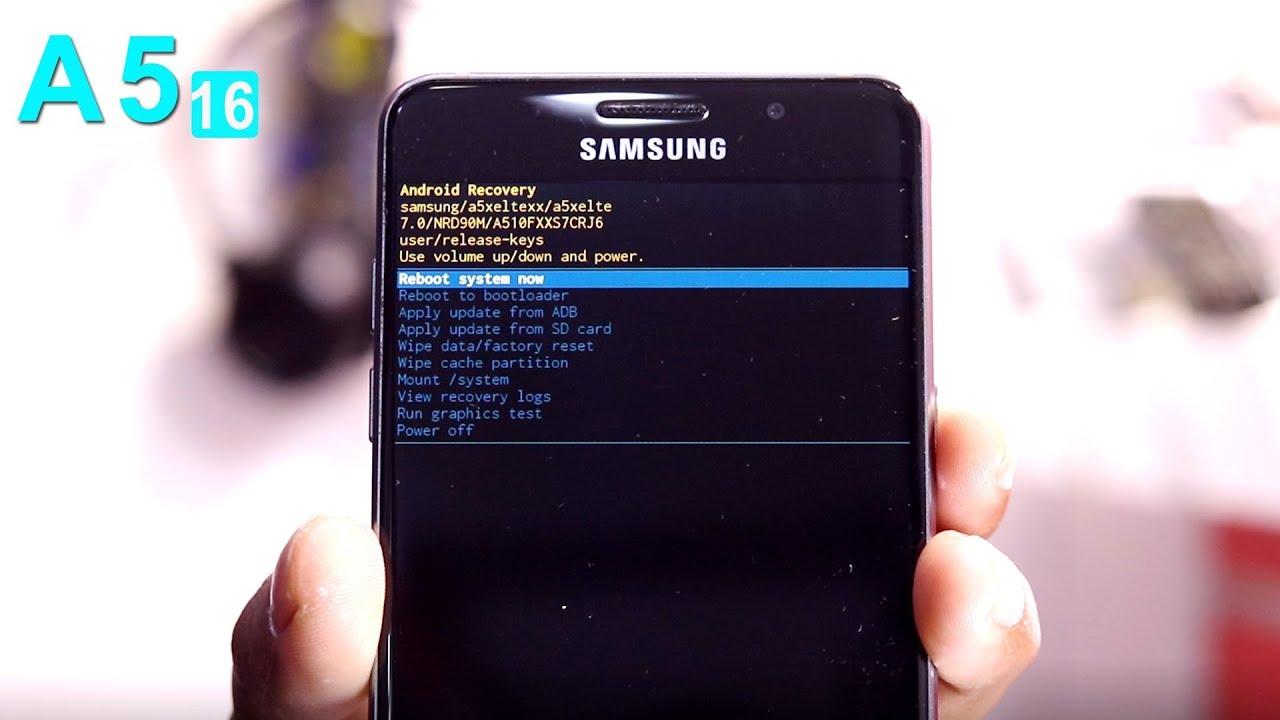 Samsung Galaxy A5 (16) hard reset | password remove