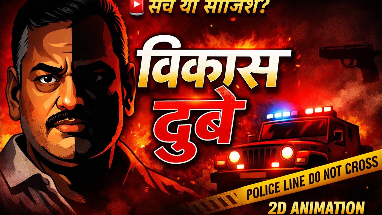 Vikas Dubey Encounter Full Story | Crime Documentary 3D Animation