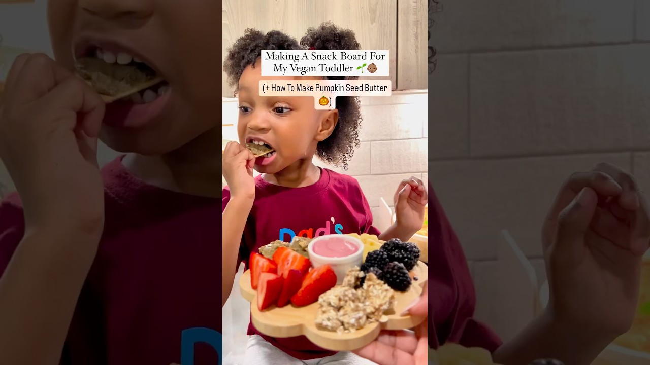 Making A Snack Board For My Vegan Toddler 🌱✨ 