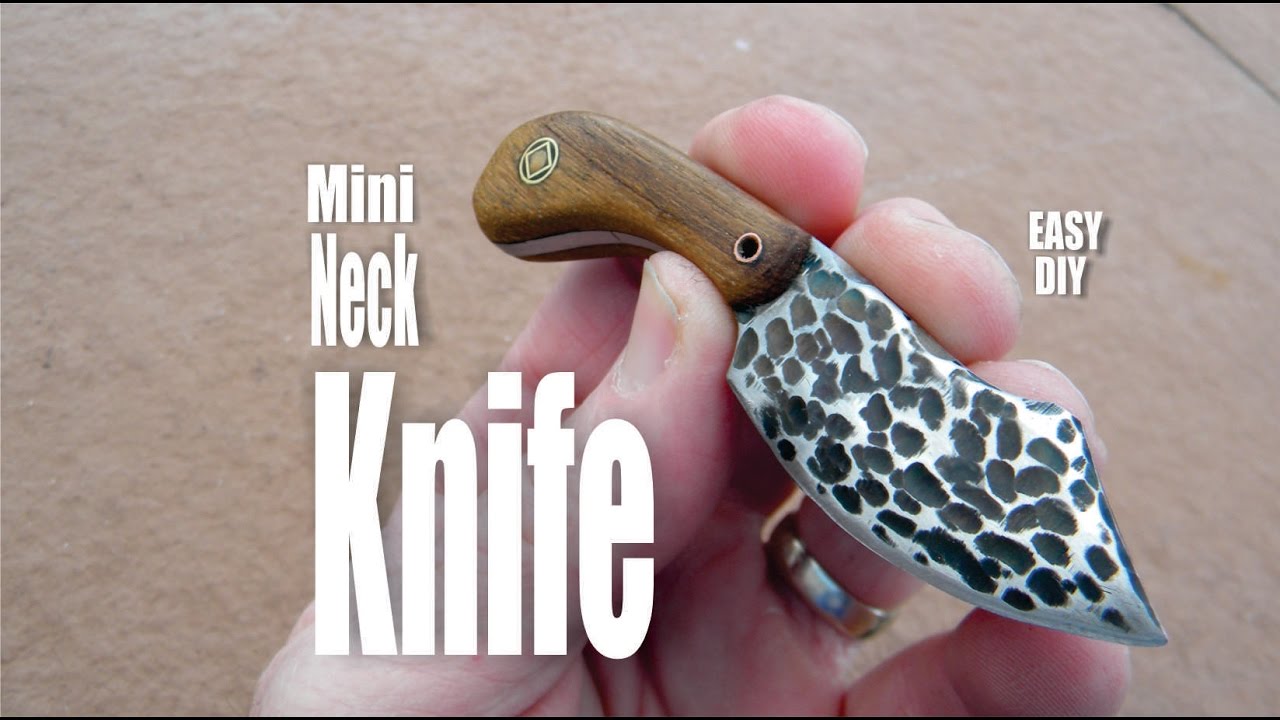 How to easily make a mini Neck Knife