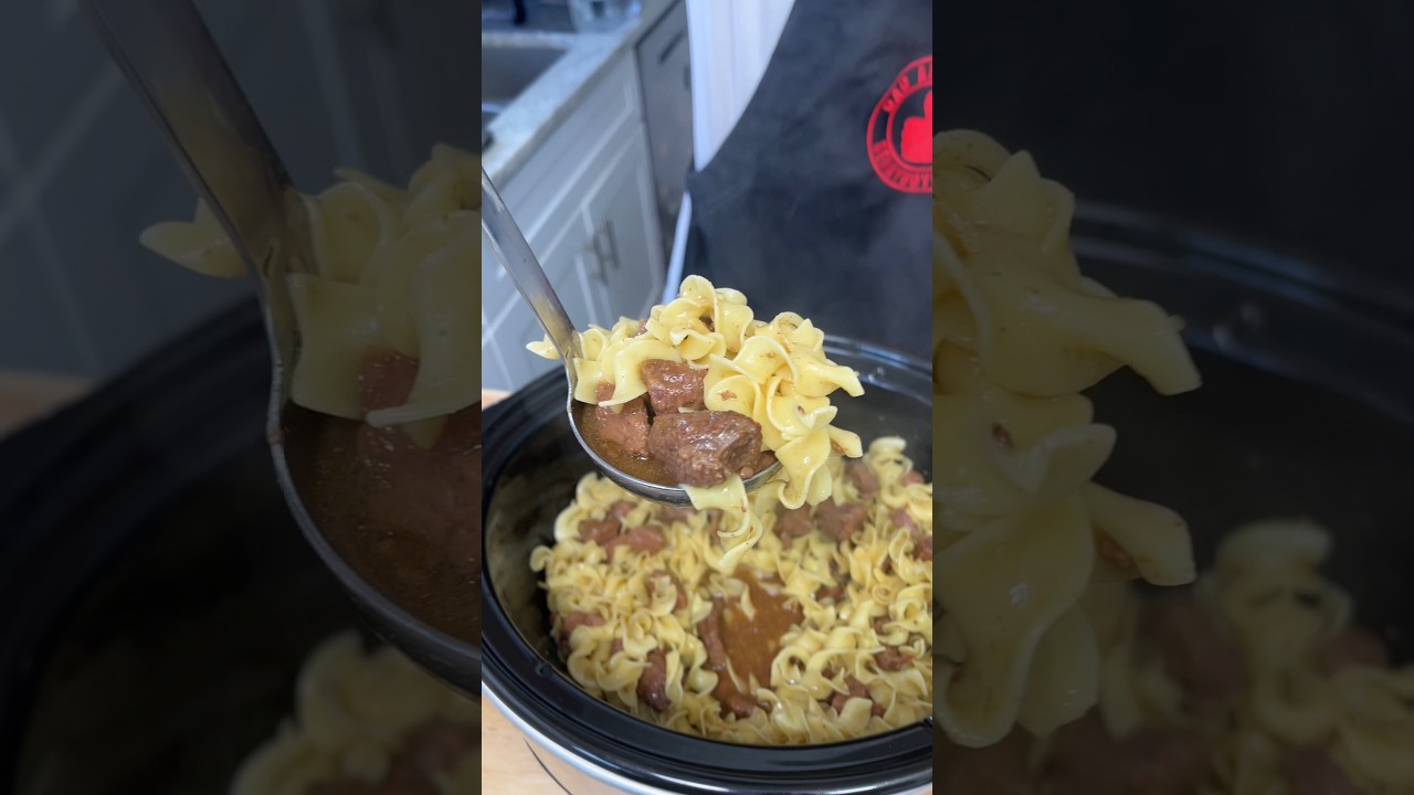 Honey Butter Beef & Noodles! 🤤