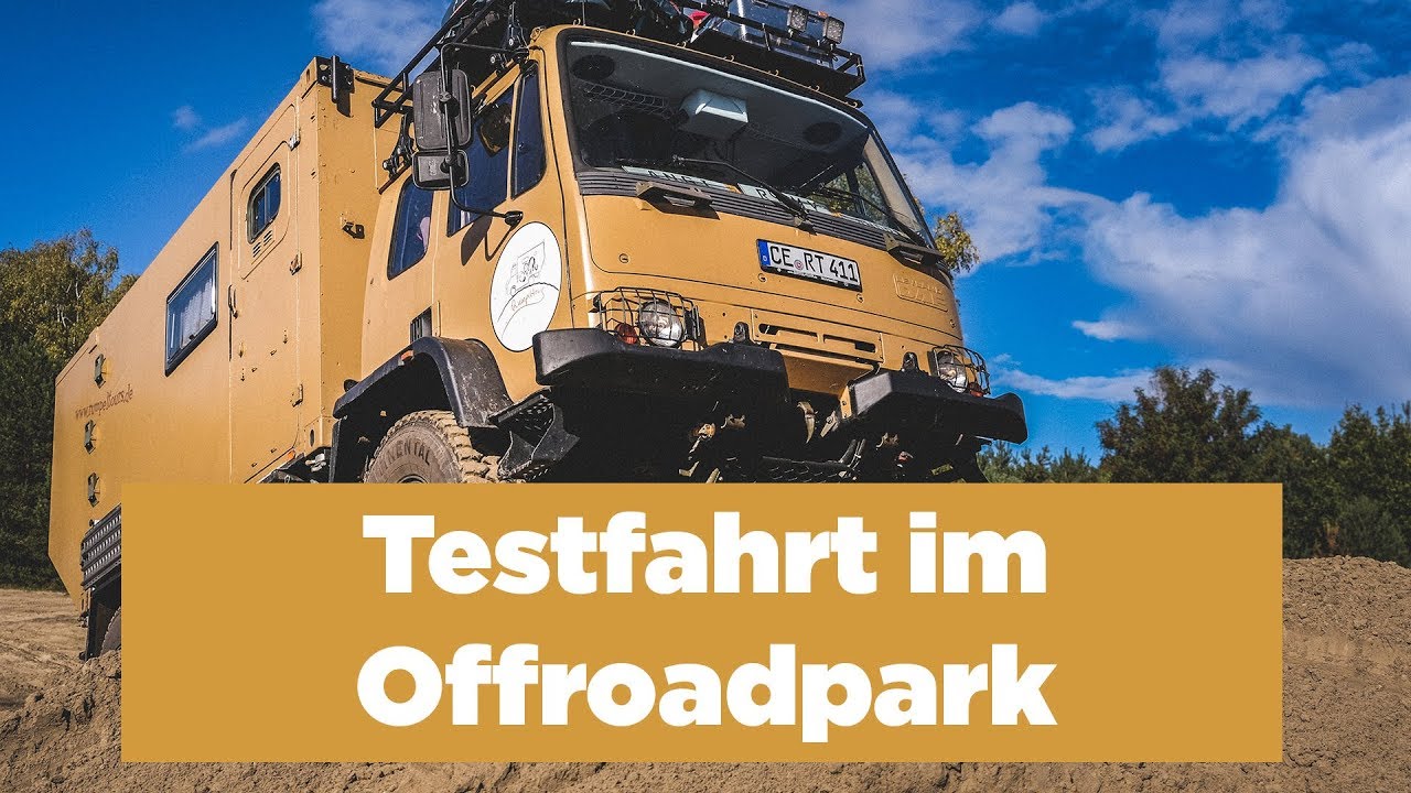 Mit dem LKW  im Fursten Forest | Offroadpark | Rumpeltours