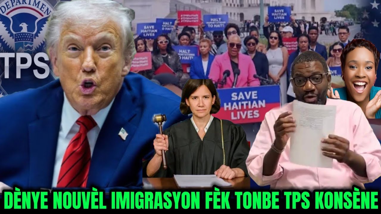 Nouvèl la tonbe mizajou pou TPS 🇭🇹🇺🇸 17 Eta depoze dokiman nan tribinal la pou sipòte TPS🔥