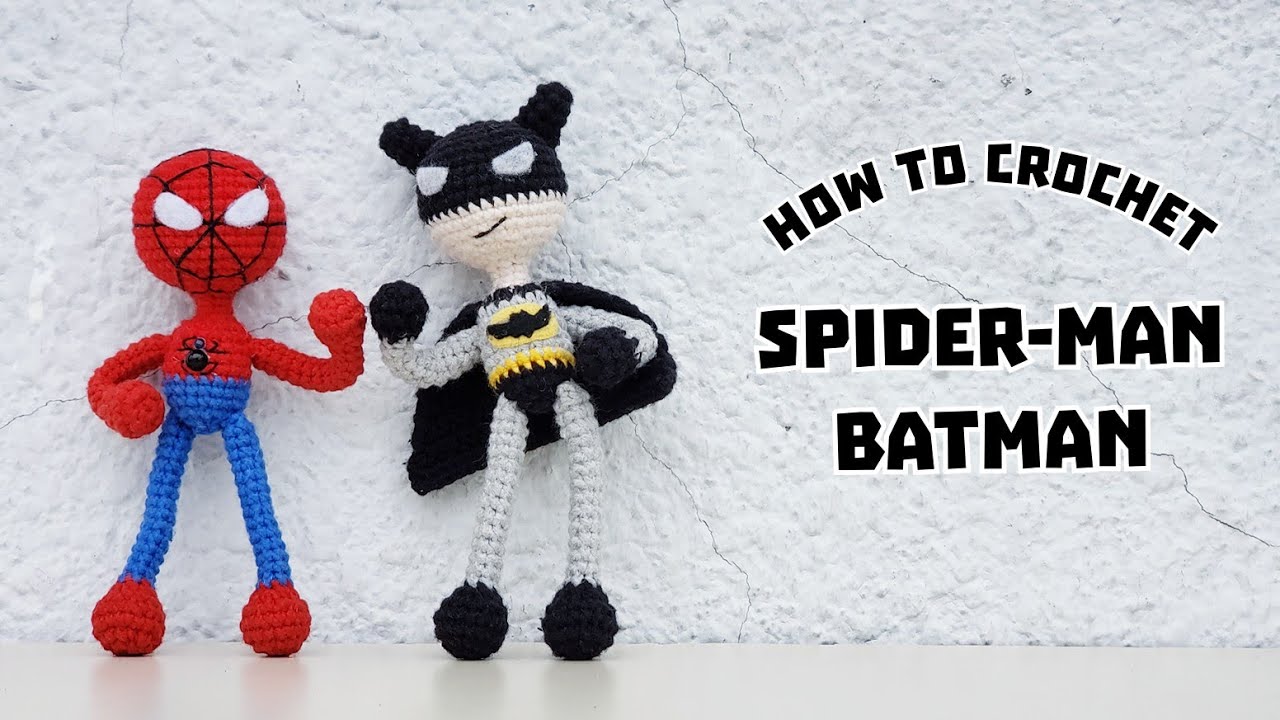 Crochet Spider-man and Batman [ Pattern Display ] | SpringDay DIY