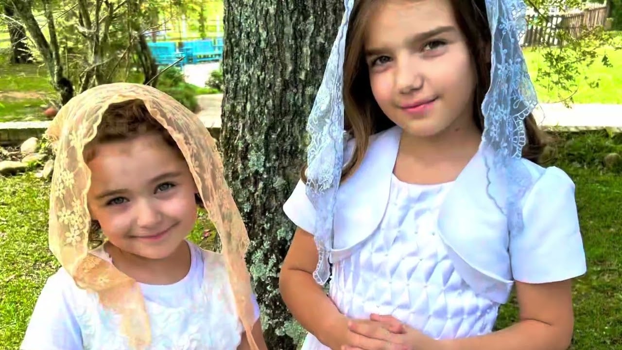 Veils and mantillas Catholic children&rsquo;s headcovering