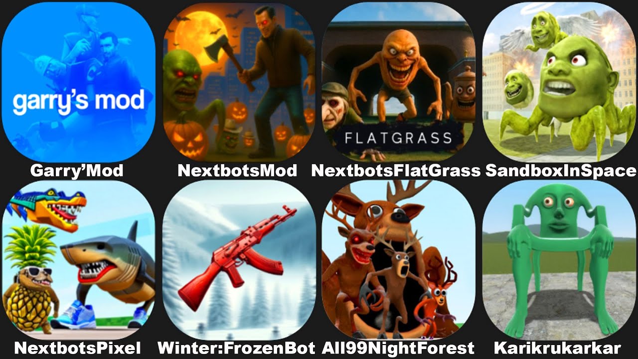 NEXTBOTS IN PLAYGROUND MOD HALLOWEEN 2025,99 NIGHT IN THE FOREST,SANDBOX IN SPACE,WINTER FROZEN BOT