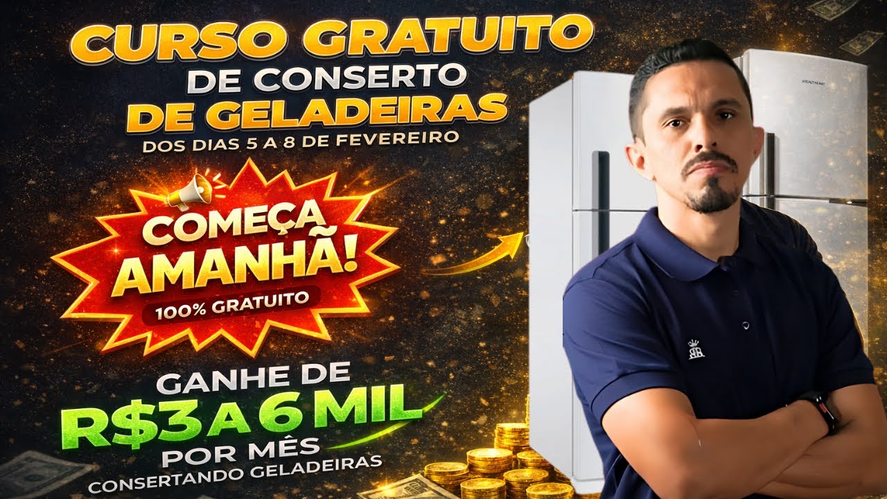 Faça R$3000 em 30 Dias com conserto de geladeira