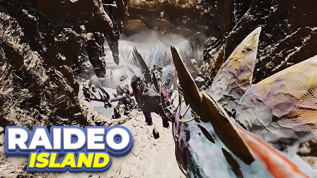GUERRA en ISLAND atacamos la CUEVA de LAVA - ARK