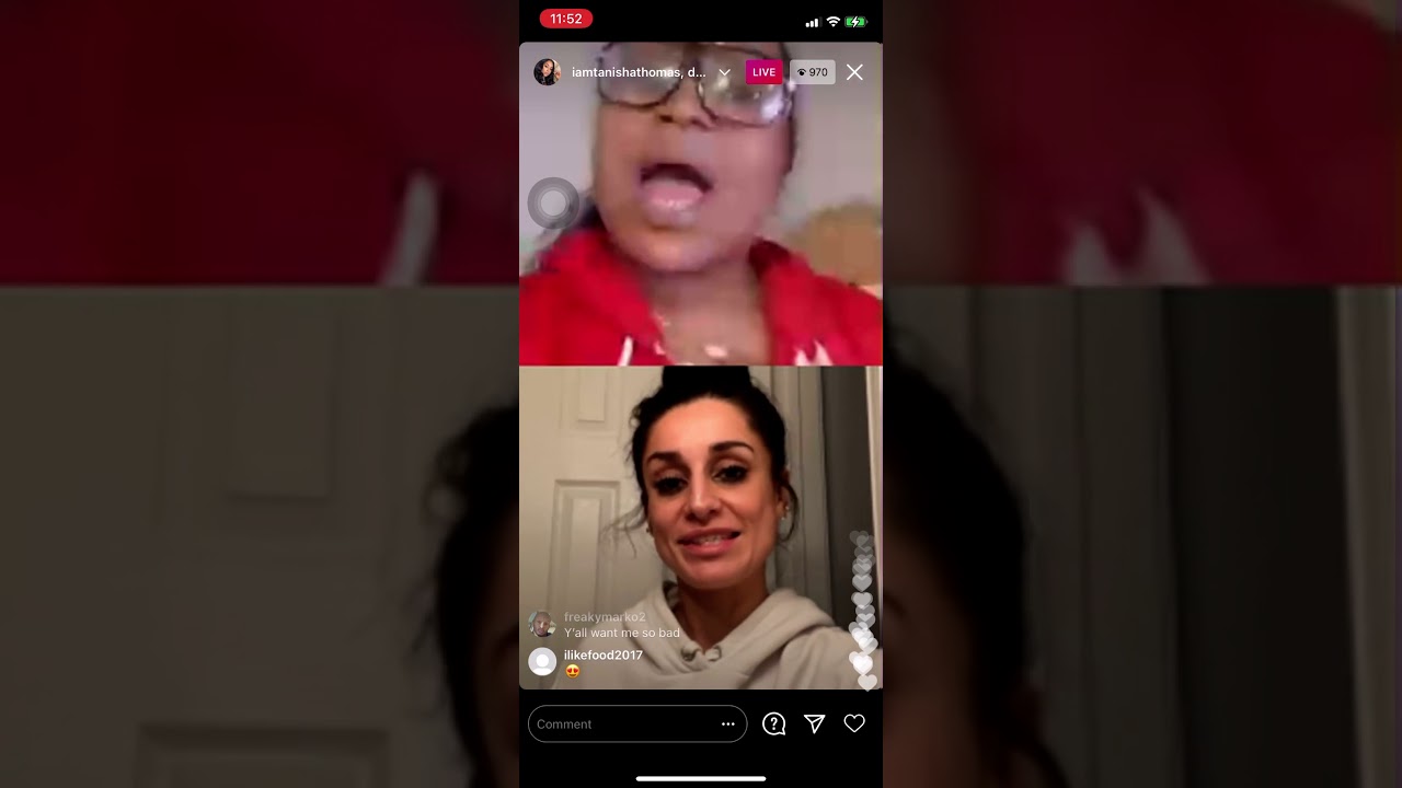 BGC2 Tanisha Thomas Goes on live with Darleen ! From her season ! To drop the tea