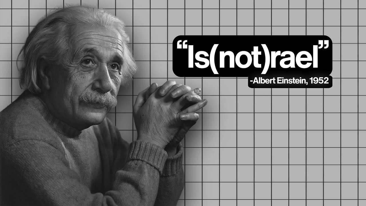 Einstein's Shocking Views on Palestine