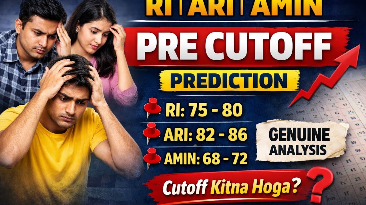 RI ARI Amin Pre Cutoff Prediction 2026 | OSSSC Expected Cutoff Category Wise | Genuine Analysis