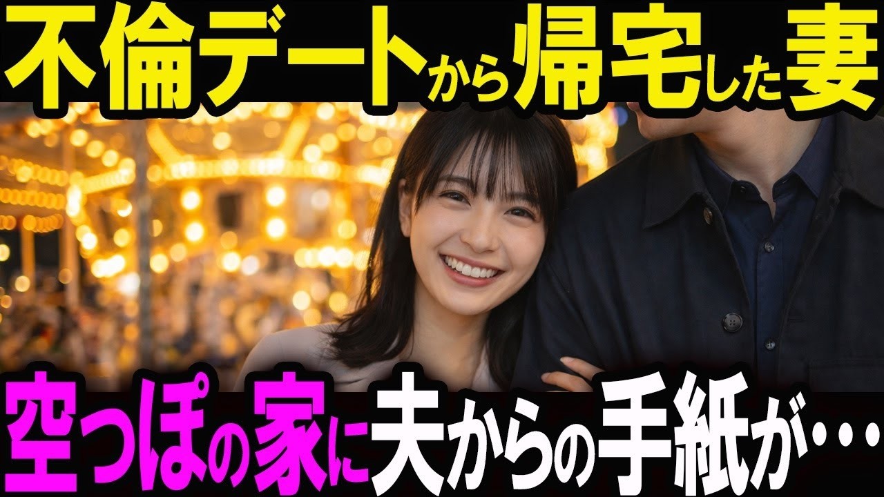 【修羅場】夫にW不倫がバレた妻。帰宅すると家は空っぽ…残された一通の手紙に書かれていた“宣告”で地獄に落とされた【スカッと】