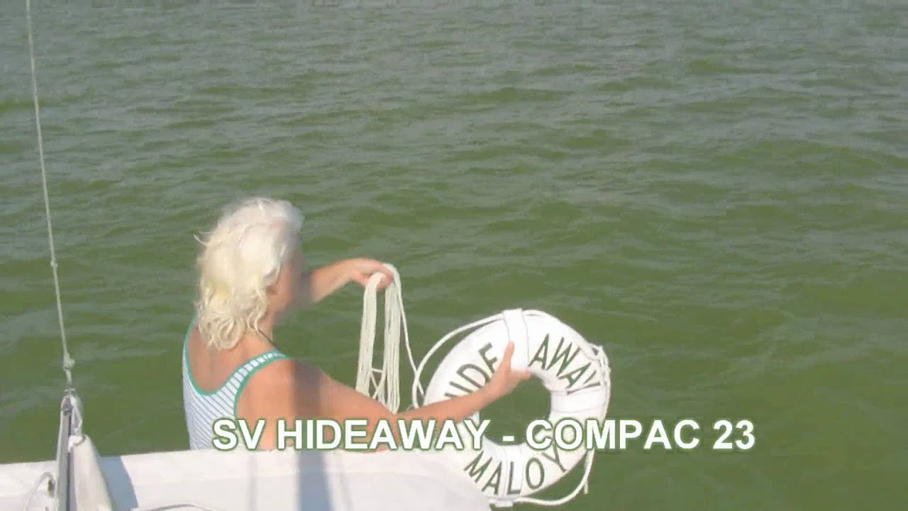 How To Install and Use a Throwable Life Ring - Sailing Hideaway Com Pac 23