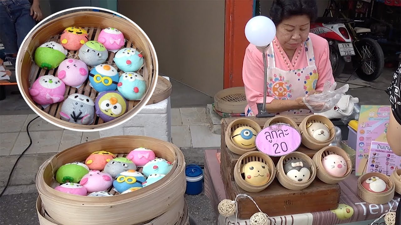 Cartoon Themed Chinese Steamed Buns